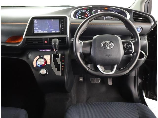 シエンタ ハイブリッドG フルセグ メモリーナビ DVD再生 バックカメラ ETC 両側電動スライド LEDヘッドランプ 乗車定員7人 3列シート トヨタ認定中古車ライト サポカー(4枚目)