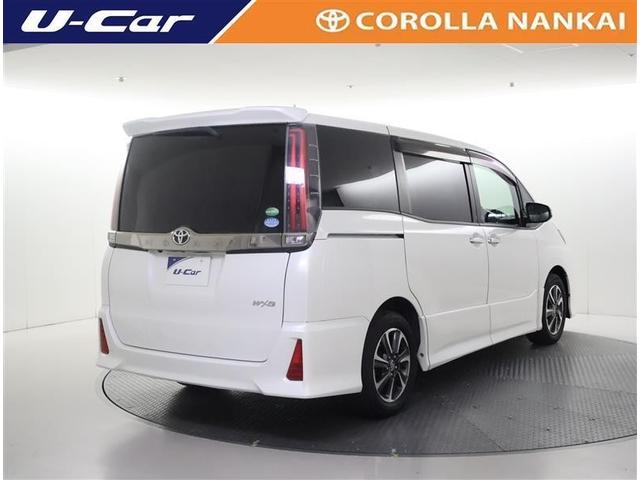 ノア Si ダブルバイビー フルセグ メモリーナビ DVD再生 バックカメラ 衝突被害軽減システム ETC ドラレコ 両側電動スライド LEDヘッドランプ ウオークスルー 乗車定員7人 3列シート ワンオーナー フルエアロ(3枚目)