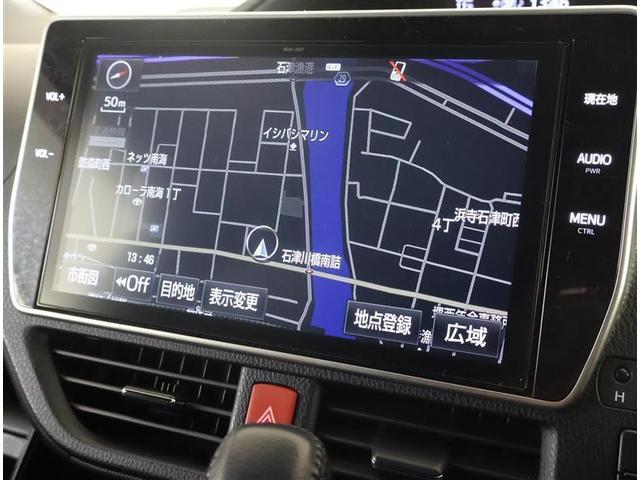 ノア Si ダブルバイビー フルセグ メモリーナビ DVD再生 バックカメラ 衝突被害軽減システム ETC ドラレコ 両側電動スライド LEDヘッドランプ ウオークスルー 乗車定員7人 3列シート ワンオーナー フルエアロ(6枚目)