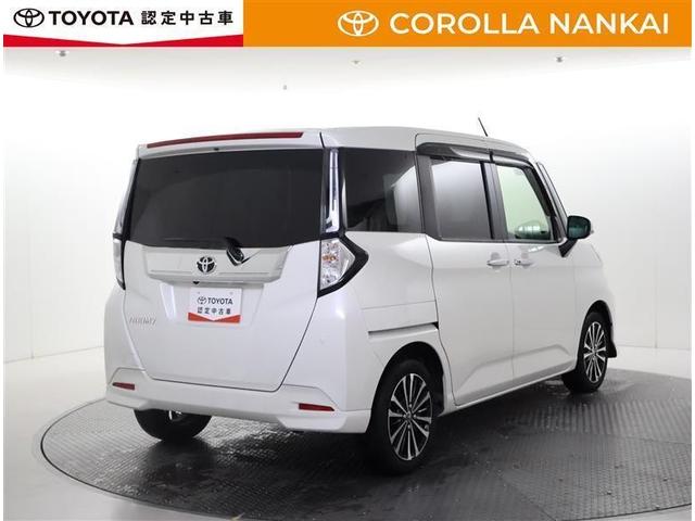 ルーミー カスタムＧ－Ｔ　フルセグ　メモリーナビ　ＤＶＤ再生　バックカメラ　衝突被害軽減システム　ＥＴＣ　ドラレコ　両側電動スライド　ＬＥＤヘッドランプ　ワンオーナー　アイドリングストップ　トヨタ認定中古車　サポカー（3枚目）