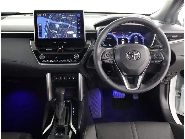 カローラクロス ハイブリッド　Ｚ　サンルーフ　フルセグ　メモリーナビ　バックカメラ　衝突被害軽減システム　ＥＴＣ　ＬＥＤヘッドランプ　ワンオーナー　トヨタ認定中古車　サポカー（4枚目）