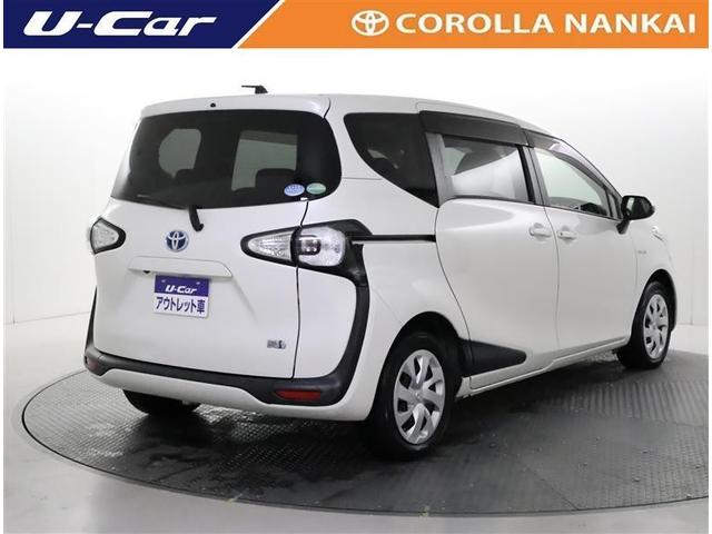 シエンタ ハイブリッドＧ　フルセグ　メモリーナビ　ＤＶＤ再生　バックカメラ　衝突被害軽減システム　ＥＴＣ　両側電動スライド　乗車定員７人　３列シート　ワンオーナー（3枚目）