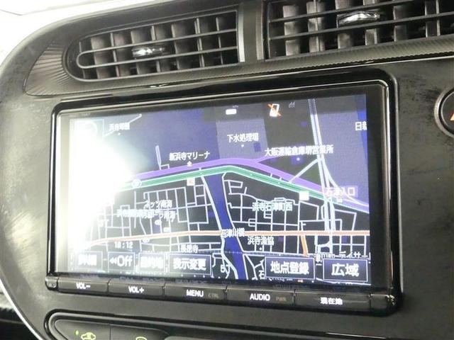 アクア S フルセグ メモリーナビ DVD再生 バックカメラ 衝突被害軽減システム ETC ドラレコ LEDヘッドランプ(6枚目)