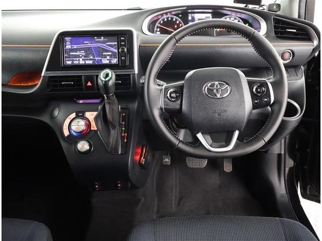 シエンタ G フルセグ メモリーナビ DVD再生 バックカメラ 衝突被害軽減システム ETC ドラレコ 両側電動スライド LEDヘッドランプ 乗車定員7人 3列シート アイドリングストップ(4枚目)