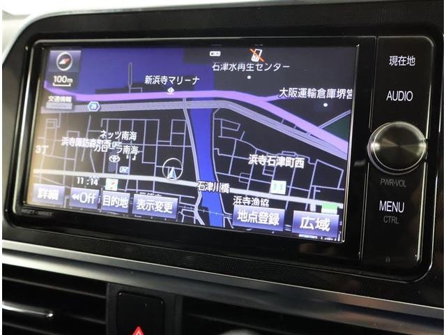 シエンタ G フルセグ メモリーナビ DVD再生 バックカメラ 衝突被害軽減システム ETC ドラレコ 両側電動スライド LEDヘッドランプ 乗車定員7人 3列シート アイドリングストップ(6枚目)