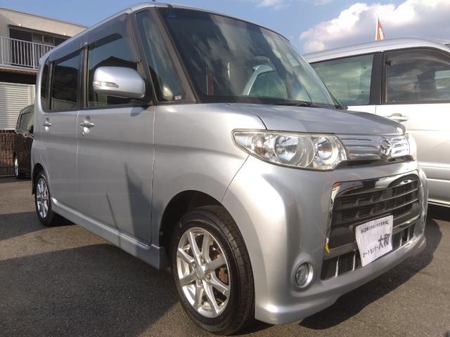 タント カスタムＬ　ワンオーナー／ディーラー下取車／禁煙車／後期モデル／ナビ／ＴＶ／スマートキー／ＥＴＣ／ＨＩＤ／スマートキー／タイヤ８分残り／アイドリングストップ／電動格納ミラー／ＡＢＳ／ヘッドライトコーティング済み／（2枚目）