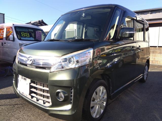 フレアワゴンカスタムスタイル ＸＳ　レーダーブレーキ／ナビ／フルセグＴＶ／パワースライドドア／ドラレコ／ＤＶＤ再生／ＣＤ／Ｂｌｕｅｔｏｏｔｈ／アイドリングストップ／ＥＴＣ／スマートキー／ＨＩＤ／ディーラー下取車／禁煙車／アルミ／（4枚目）