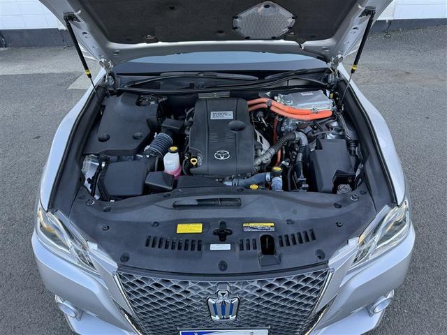 クラウンハイブリッド アスリート フルセグ HDDナビ DVD再生 ミュージックプレイヤー接続可 バックカメラ ETC HIDヘッドライト(35枚目)