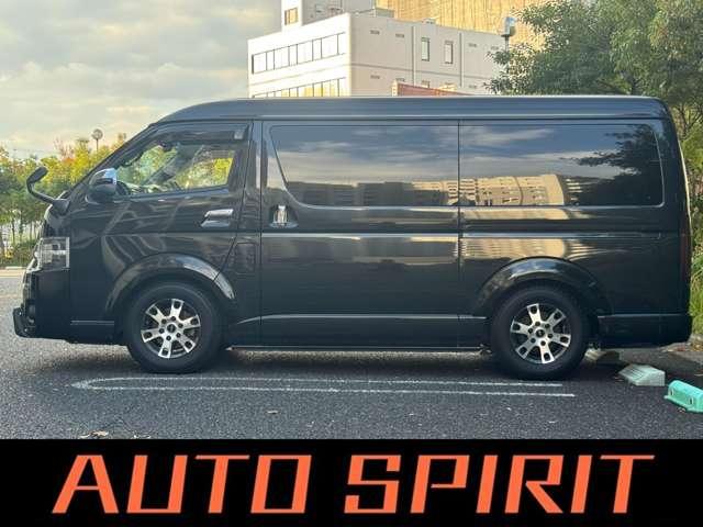 ハイエースバン ロングスーパーGL フロントプロテクター/4型フェイスグリルバンパー/LEDヘッドライト/LEDフォグ/TRDアルミホイール/社外LEDテール/オーバーフェンダー/ETC/AC100V/電格ミラー(10枚目)