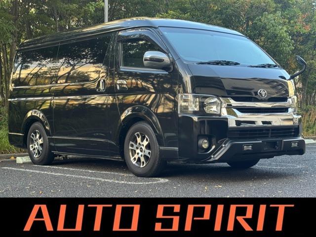 ハイエースバン ロングスーパーGL フロントプロテクター/4型フェイスグリルバンパー/LEDヘッドライト/LEDフォグ/TRDアルミホイール/社外LEDテール/オーバーフェンダー/ETC/AC100V/電格ミラー(15枚目)