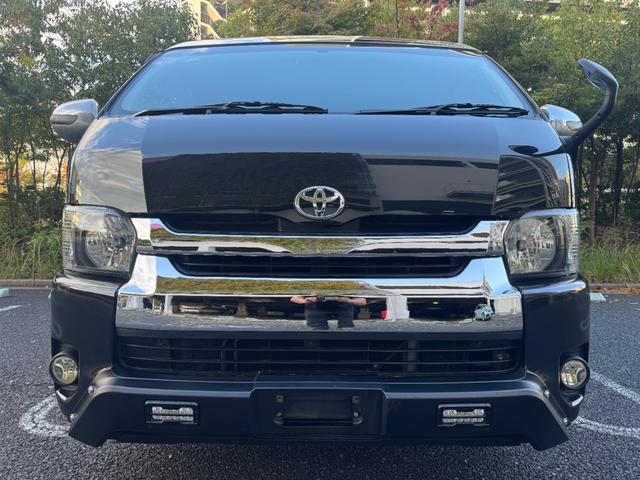 ハイエースバン ロングスーパーGL フロントプロテクター/4型フェイスグリルバンパー/LEDヘッドライト/LEDフォグ/TRDアルミホイール/社外LEDテール/オーバーフェンダー/ETC/AC100V/電格ミラー(38枚目)