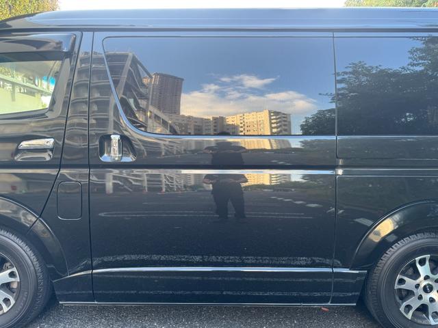 ハイエースバン ロングスーパーGL フロントプロテクター/4型フェイスグリルバンパー/LEDヘッドライト/LEDフォグ/TRDアルミホイール/社外LEDテール/オーバーフェンダー/ETC/AC100V/電格ミラー(52枚目)