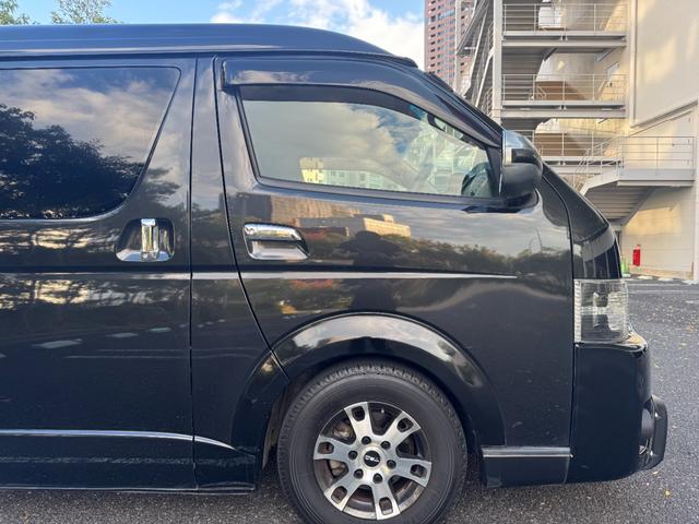 ハイエースバン ロングスーパーGL フロントプロテクター/4型フェイスグリルバンパー/LEDヘッドライト/LEDフォグ/TRDアルミホイール/社外LEDテール/オーバーフェンダー/ETC/AC100V/電格ミラー(56枚目)