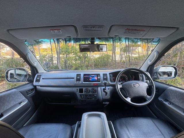 ハイエースバン ロングスーパーGL フリップダウンモニター/社外ナビ/フルセグ/(13枚目)