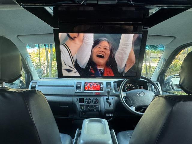 ハイエースバン ロングスーパーGL フリップダウンモニター/社外ナビ/フルセグ/(26枚目)