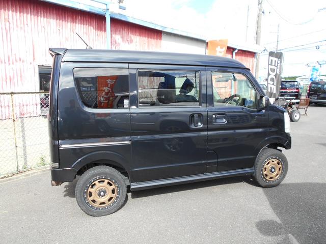 エブリイワゴン ＰＺターボ　リフトアップ　４ＷＤ　オフロードタイヤ（4枚目）