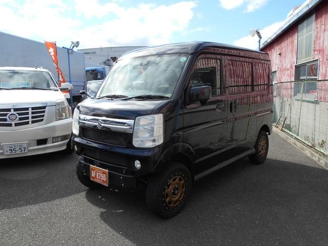 エブリイワゴン ＰＺターボ　リフトアップ　４ＷＤ　オフロードタイヤ（5枚目）