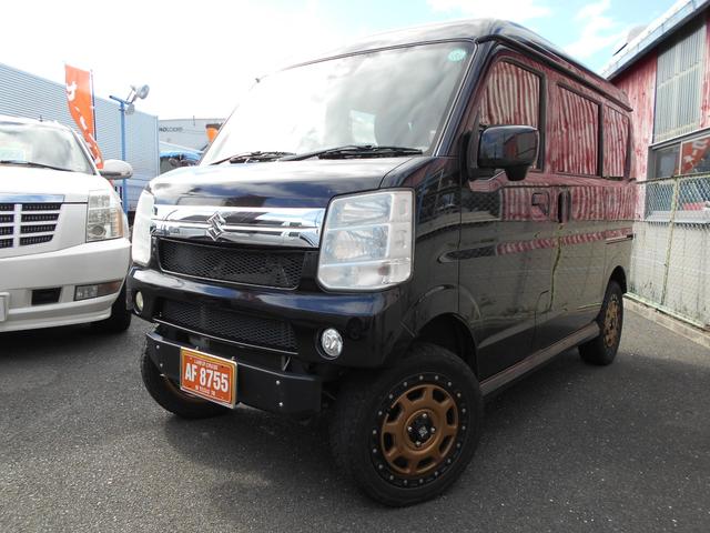 エブリイワゴン ＰＺターボ　リフトアップ　４ＷＤ　オフロードタイヤ（13枚目）
