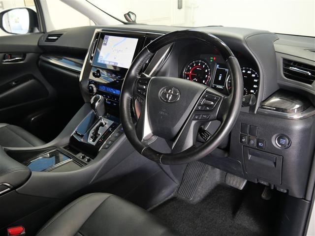 アルファード 2.5S Cパッケージ フルセグ メモリーナビ ミュージックプレイヤー接続可 バックカメラ 衝突被害軽減システム ETC 両側電動スライド LEDヘッドランプ 乗車定員7人 3列シート ワンオーナー フルエアロ(6枚目)