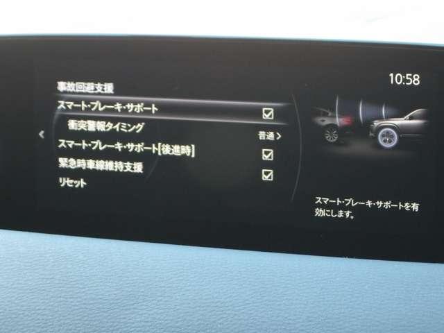 �ԗ��ɓ��ڂ��ꂽ�Z���T�[�ƃJ�����őΏە������m���A���ԂƂ��Փ˂���\��������ƃu���[�L��������܂��B�����̂������ʂŁA�Փ˂����m�����ۂɃu���[�L��������邱�ƂŁA�Փ˂̉����Ռ����y�����܂��B