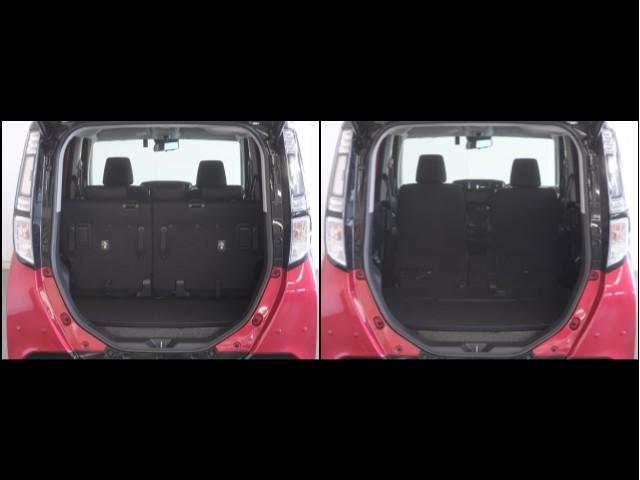 シートアレンジ次第で様々な用途で使えるラゲッジスペース♪