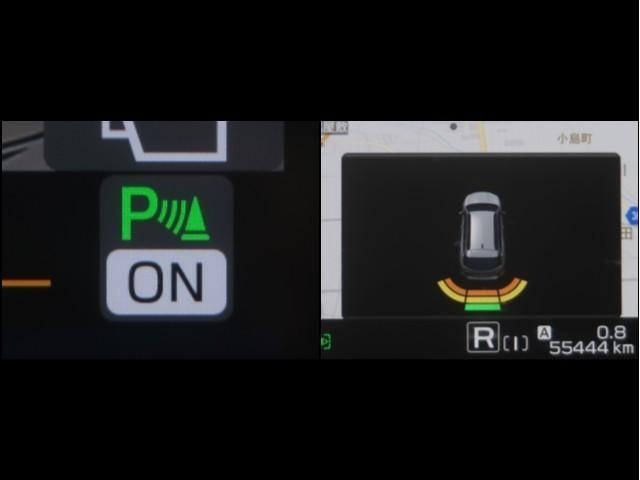 コーナーセンサーを車の前後に装備。障害物までの距離に応じて警告音を変えてお知らせ。縦列駐車時や駐車場・車庫等での取り回しをサポートします。詳細は販売店スタッフまでお尋ね下さい。