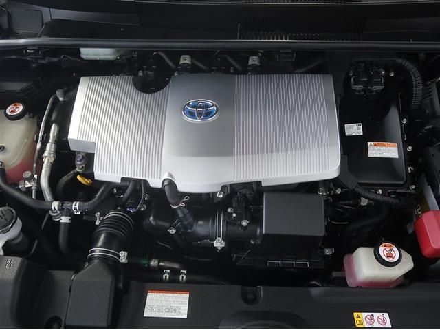 プリウス Sセーフティプラス 衝突回避システム エアロ Bモニター LEDライト クルコン ETC装備 スマートKEY ナビTV イモビライザー 横滑り防止機能 PW カーテンエアバッグ キーレスエントリー オ-トエアコン アルミ(36枚目)