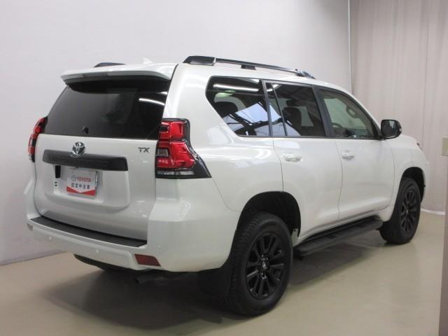 ランドクルーザープラド ＴＸ　Ｌパッケージ　マットブラックエディション　革シート　サンルーフ　４ＷＤ　フルセグ　メモリーナビ　バックカメラ　衝突被害軽減システム　ＥＴＣ　ＬＥＤヘッドランプ　乗車定員７人　３列シート（5枚目）