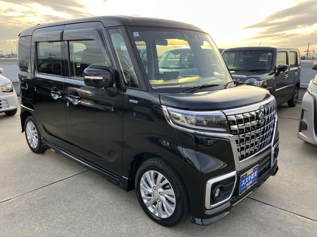 スペーシアカスタム カスタム　ＨＹＢＲＩＤ　ＧＳ　３型　スズキコネクト対応通信機装着車！！（6枚目）