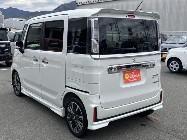 カスタム　ＨＹＢＲＩＤ　ＸＳターボ　３型　元試乗車　４ＷＤ車　フルタイム４ＷＤ　元試乗車　両側電動スライドドア　前後衝突被害軽減ブレーキ　ＬＥＤヘッドライトフォグランプ　ＵＳＢソケット　サーキュレーター　運転席・助手席シートヒーター　１５インチアルミホイール(28枚目)