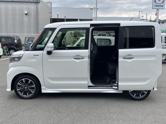 カスタム　ＨＹＢＲＩＤ　ＸＳターボ　３型　元試乗車　４ＷＤ車　フルタイム４ＷＤ　元試乗車　両側電動スライドドア　前後衝突被害軽減ブレーキ　ＬＥＤヘッドライトフォグランプ　ＵＳＢソケット　サーキュレーター　運転席・助手席シートヒーター　１５インチアルミホイール(30枚目)