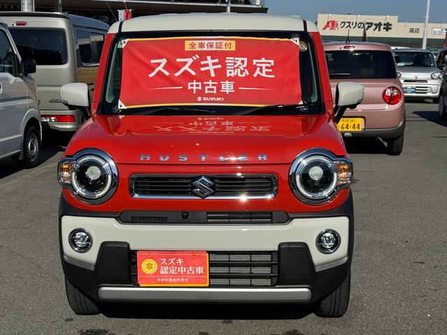 ハスラー ＨＹＢＲＩＤ　Ｘターボ　３型　全方位９インチナビ　元試乗車（30枚目）