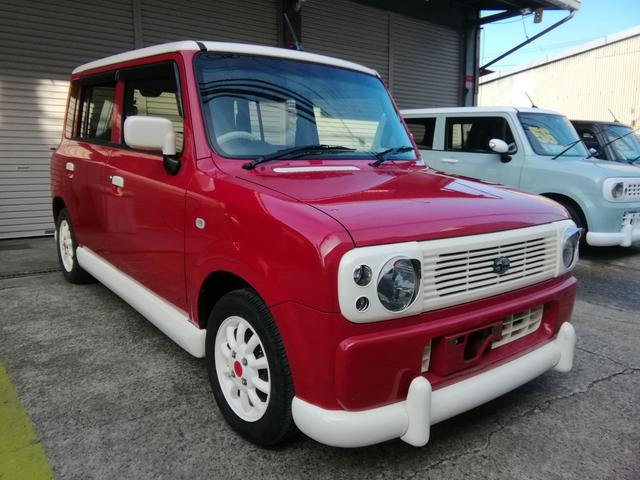スズキ アルトラパンx アイプチ付き丸目レトロ調エアロ ツートーン 内装カスタム 車検整備付きの中古車 車体価格42万円 05 平成17 年式 走行3 3万キロ 車体色ツートン 大阪府門真市東田町13 6 ラパン専門店 ファンキーガレージfunky garage j one スズキ アルトラパンx アイプチ付き丸目レトロ調エアロ ツートーン 内装カスタム 車検整備付きの中古車 車体価格42万円 05 平成17 年式 走行3 3万キロ 車体色ツートン 大阪府門真市東田町13 6 ラパン専門店 ファンキーガレージfunky garage j one