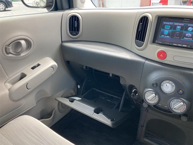 キューブ １５Ｘ　Ｍセレクション　社外ＨＤＤナビゲーション　フルセグテレビ　ＥＴＣ車載器　プッシュスタート　スマートキー　ベンチシート　ＡＢＳ　Ｗエアバッグ　５１９７２ｋｍ（18枚目）