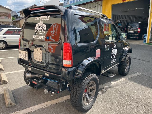 ジムニーワイド JZ CLLINK製ショップアブソバー コイルスプリング リフトアップ 社外マフラー 運転席レカロシート ETC オールペイント(23枚目)