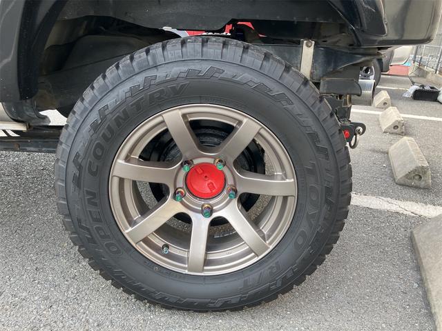 ジムニーワイド JZ CLLINK製ショップアブソバー コイルスプリング リフトアップ 社外マフラー 運転席レカロシート ETC オールペイント(28枚目)