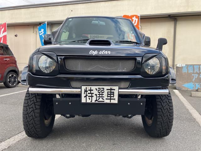 ジムニーワイド JZ CLLINK製ショップアブソバー コイルスプリング リフトアップ 社外マフラー 運転席レカロシート ETC オールペイント(37枚目)