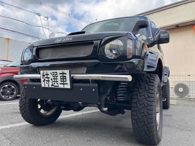 ジムニーワイド JZ CLLINK製ショップアブソバー コイルスプリング リフトアップ 社外マフラー 運転席レカロシート ETC オールペイント(38枚目)