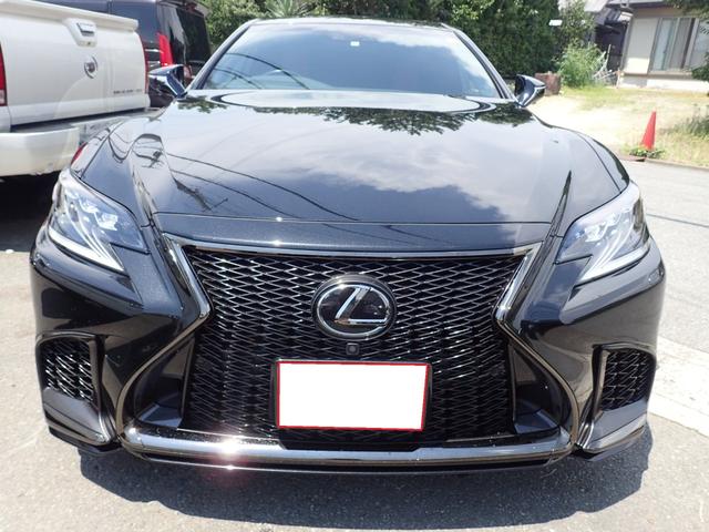 ＬＳ ＬＳ５００　Ｆスポーツ　法人ワンオーナー　ＴＲＤエアロ　ＴＲＤマフラー　スマートキー２　カードキー　バックカメラ　パワートランク　パドルシフト　レーンチェンジアシスト　３眼ＬＥＤヘッド（2枚目）