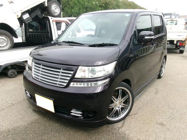 ワゴンＲスティングレー ＴＳ　４ＷＤ　エアコン　パワステ　パワーウインドウ　エアバック　プッシュスタート　スマートキー　運転席シートヒーター　パドルシフト　社外アルミ　ＩＣターボ　記録簿　社外エアロ　マフラー　足回り（4枚目）