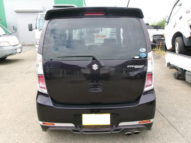 ワゴンＲスティングレー ＴＳ　４ＷＤ　エアコン　パワステ　パワーウインドウ　エアバック　プッシュスタート　スマートキー　運転席シートヒーター　パドルシフト　社外アルミ　ＩＣターボ　記録簿　社外エアロ　マフラー　足回り（6枚目）