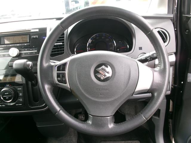 ワゴンＲスティングレー ＴＳ　４ＷＤ　エアコン　パワステ　パワーウインドウ　エアバック　プッシュスタート　スマートキー　運転席シートヒーター　パドルシフト　社外アルミ　ＩＣターボ　記録簿　社外エアロ　マフラー　足回り（11枚目）