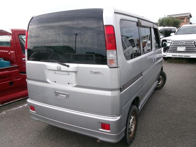 バモス Ｍ　エアコン　パワステ　パワーウインドウ　エアバック　ＥＴＣ４ナンバー登録　ウッドパネル　キーレス（5枚目）