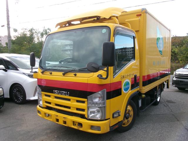 エルフトラック 　アルミバン　パワーゲート　リモコン　ワンオーナー　エアコン　パワステ　パワーウインドウ　エアバック　ディーゼルターボ　ラッシングレール　ＥＴＣ　純正風坊　バックカメラ（4枚目）