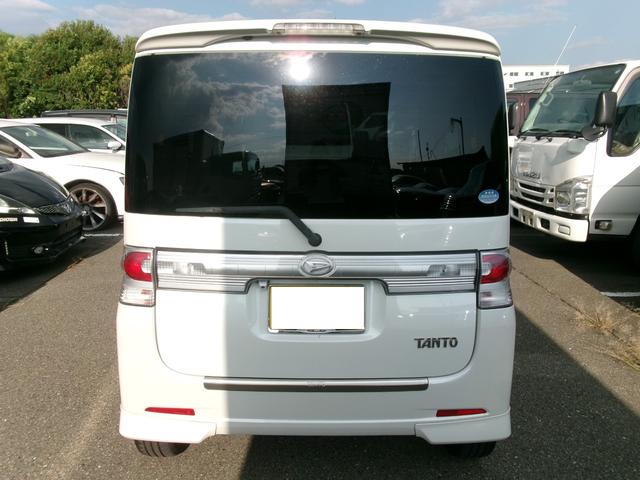 タント カスタムＲＳ　エアコン　パワステ　パワーウインドウ　エアバック　ＡＢＳ　エアロ　ウインカーミラー　スマートキー　ウッドコンビハンドル　ウッドパネル　ＥＴＣ　ＳＤナビ　地デジ　１年保証距離無制限（6枚目）