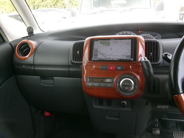 タント カスタムＲＳ　エアコン　パワステ　パワーウインドウ　エアバック　ＡＢＳ　エアロ　ウインカーミラー　スマートキー　ウッドコンビハンドル　ウッドパネル　ＥＴＣ　ＳＤナビ　地デジ　１年保証距離無制限（12枚目）