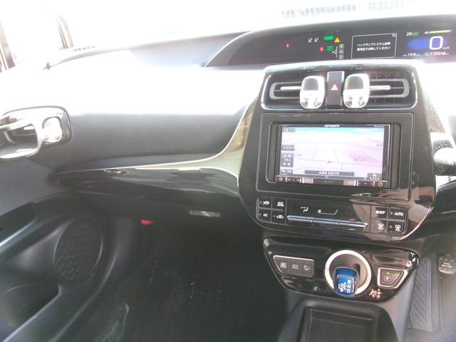 プリウス Ｓ　エアコン　パワステ　パワーウインドウ　エアバック　ＡＢＳ　純正ナビ　地デジ　バックモニター　スマートキー　プッシュスタート　モデリスタ　フルエアロ　１年保証距離無制限保証（12枚目）