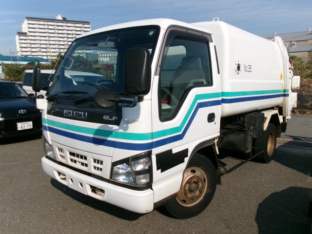 エルフトラック 塵芥車 エアコン パワステ パワーウインドウ エアバック ABS ETC ディーゼル 2000kg(4枚目)