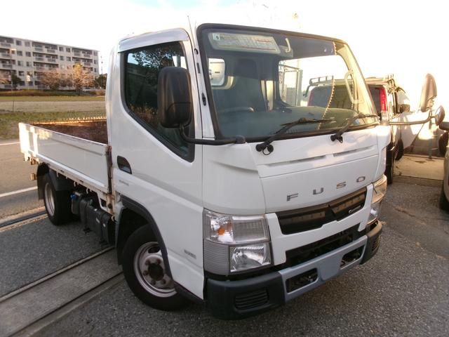 キャンター 　平ボディー　エアコン　パワステ　パワーウインドウ　エアバック　ＡＢＳ　ＥＴＣ　鉄板張り（2枚目）