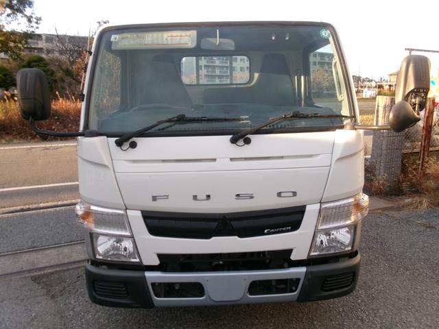 キャンター 　平ボディー　エアコン　パワステ　パワーウインドウ　エアバック　ＡＢＳ　ＥＴＣ　鉄板張り（3枚目）